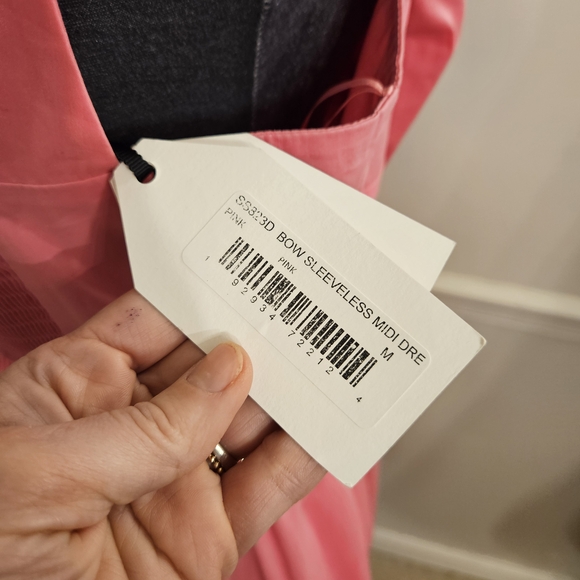 English Factory Pink Bow Dress - Picture 2 of 4